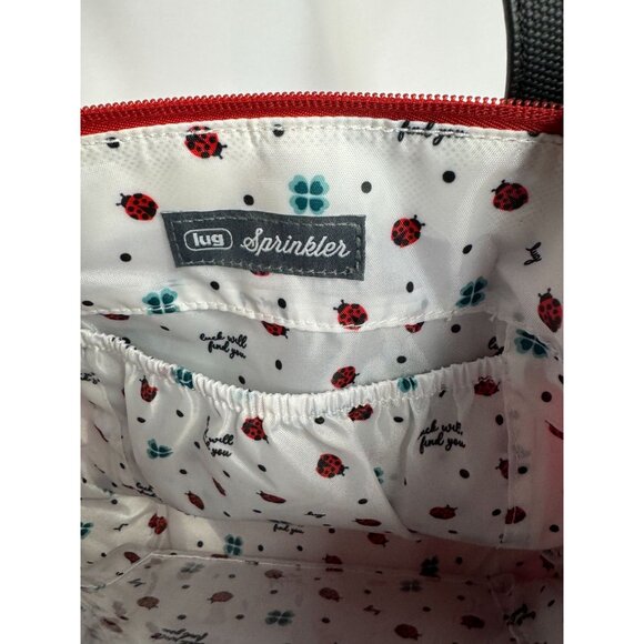 LUG Sprinkler Crossbody NWT- Ladybug Red - zipper pull included - Picture 4 of 4